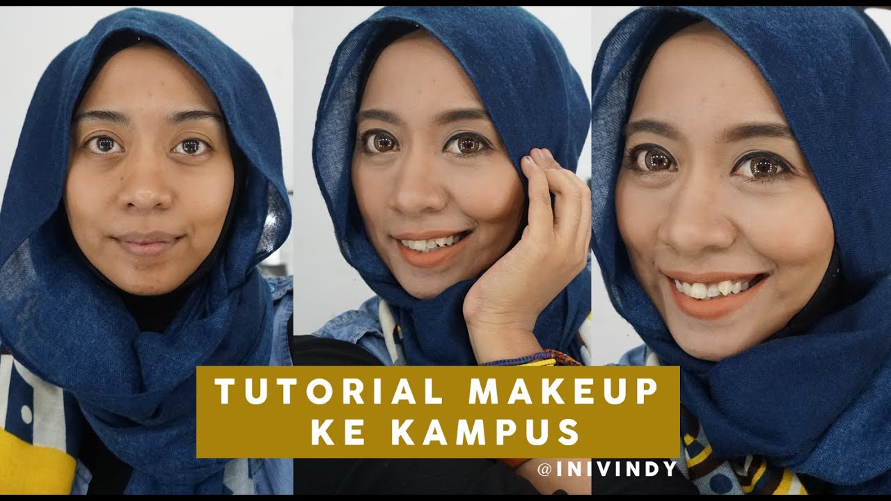 Tutorial Makeup Ke Kampus Ini Vindy YouTube