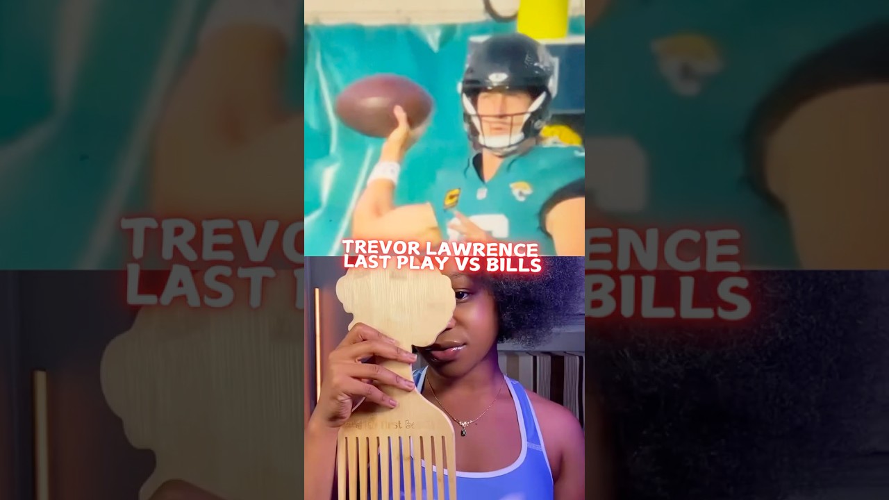 Trevor Lawrence Last Play vs @buffalobills #Interception @jaguars #Bills #Jaguars #NFLPlayoffs