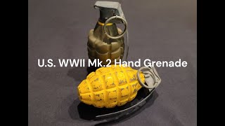 OMH S1E2 U S  WWII Mk 2 Hand Grenade