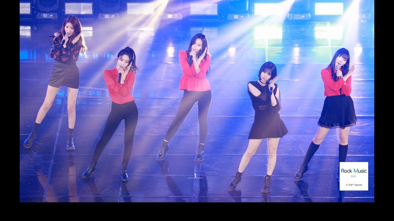 여자친구 (GFRIEND)Time for the moon night 밤 [4K 직캠]@181123 락뮤직