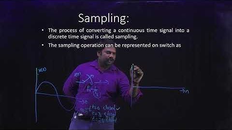 Signals and systems Sampling theorem part 1