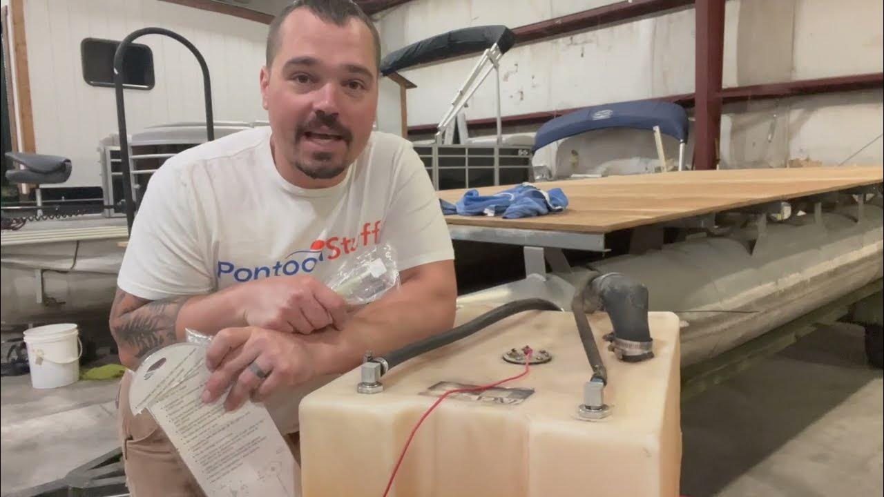 Boat Fuel Tank Restoration NEW FUEL PICKUP & SENDING UNIT YouTube