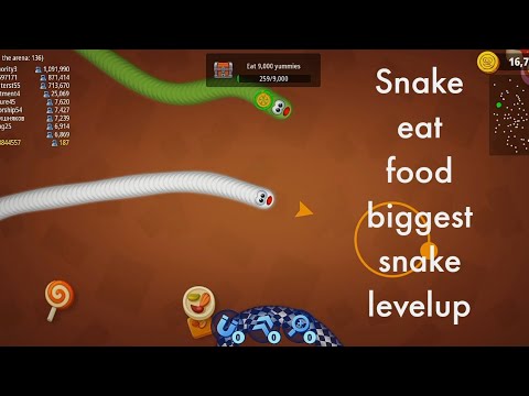 Level Up Snake snake eat food level up gameplay entertainment gaming #snakevideo # ...