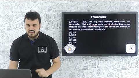 Regra de Três Simples [PM SP] - Exercício