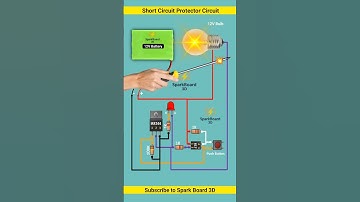 Short circuit protection circuit | Short circuit protector | Electronic project | Circuit