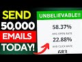 How To Send 50,000 Bulk Emails Daily (Step by Step ✅)