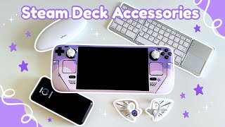 Must Have Steam Deck Accessories 🎮 Arzopa Portable Monitor, Yowu Elf Earbuds &amp; Antank Power Bank 💜
