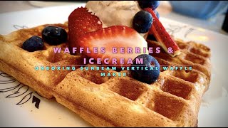 Sunbeam Vertical Waffle Maker Unboxing  Wafflescheekyricho Cooking Youtube  Recipe Ep1486
