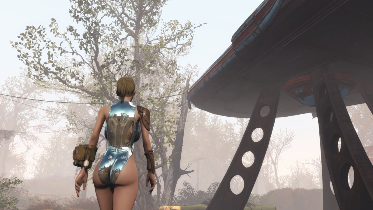 Fallout 4 with mods survival permadeath part 3 - big boobs 