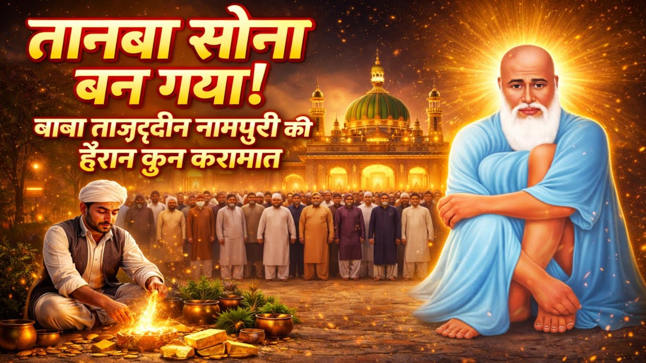 Tanba Sona Ban Gaya || Baba Tajuddin Ki Sona Banane Ki Hairat Angez Karamat || Al Ghous TV