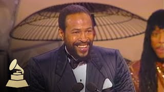 Marvin Gaye Wins Best R&B Male Vocal at 25th GRAMMYs for Sexual Healing | GRAMMYs