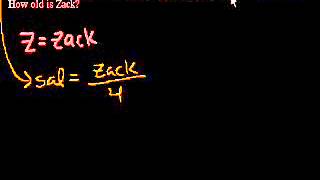 Age word problems 3  Linear equations  Algebra I  Khan Academy