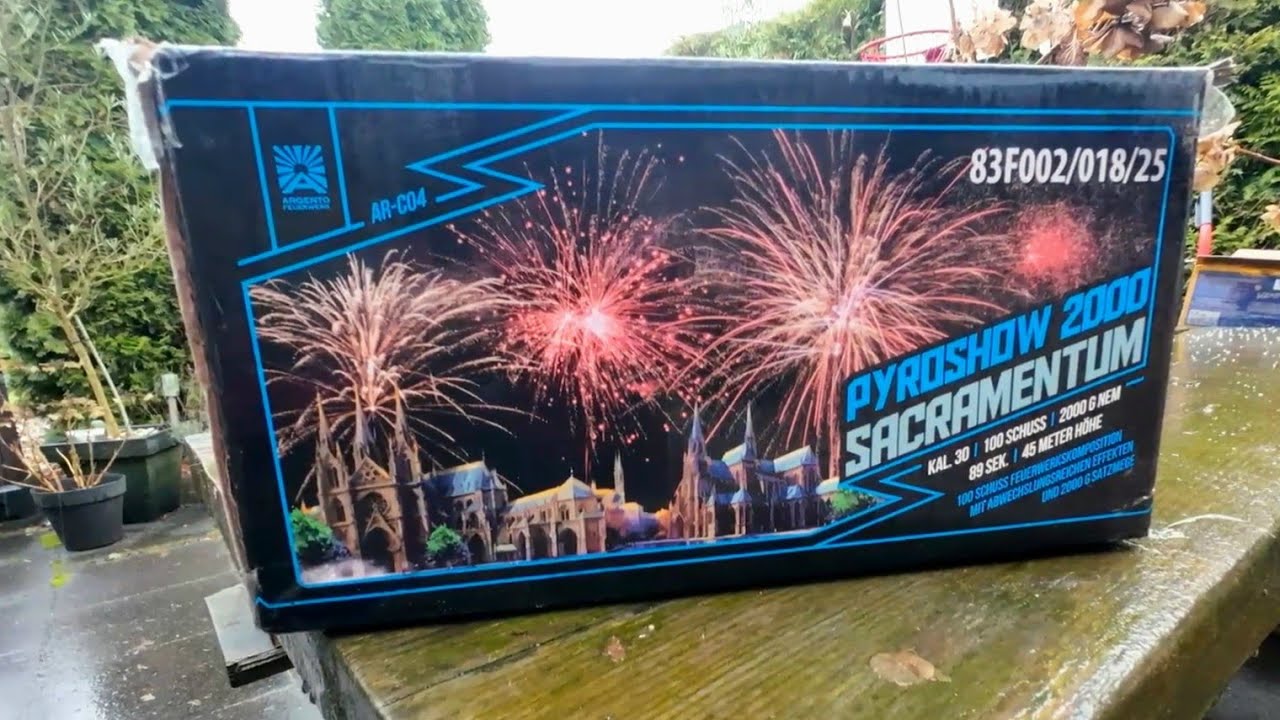 Argento feuerwerk💥Pyroshow 2000 Sacramentum👌