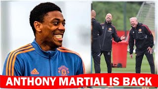 CONFIRMED : Anthony Martial Back In Team Training !!! Man United News !!