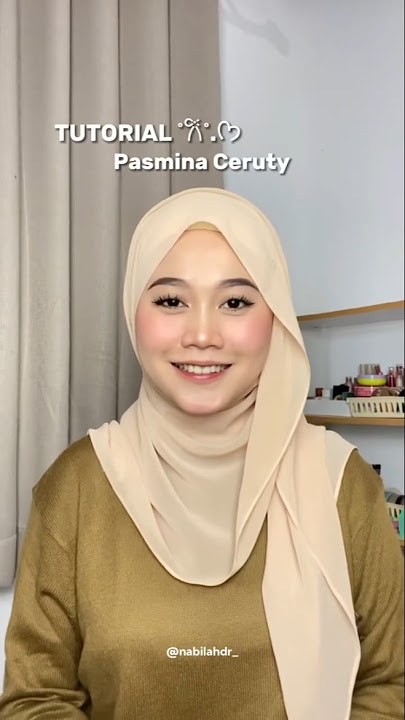 TUTORIAL PASHMINA CERUTY 🤗🥰🤩 #shorts #youtubeshorts