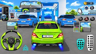 New ✨️Green Mercedes-AMG C63 & Kia Carnival at Car Wash! 🚗💚 | 3D Car Driving Game screenshot 2