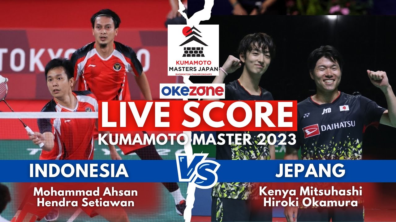 Live Score Kumamoto Masters 2023: Mohammad Ahsan/Hendra Setiawan Vs ...