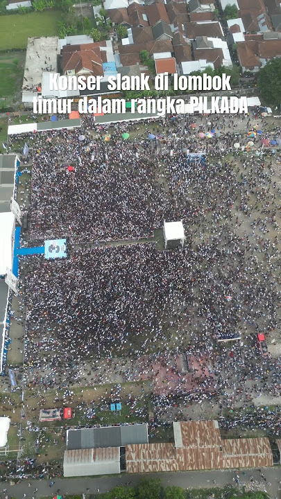 Konser slank di lombok timur rame banget