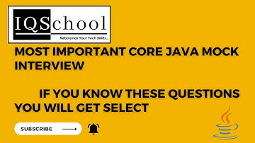 Fresher Mock Interview CORE JAVA | Technical Round | TESTING Interview for Fresher | HR Interview