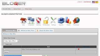 Whitelisting Websites with Bloqer Cloud Internet Filter