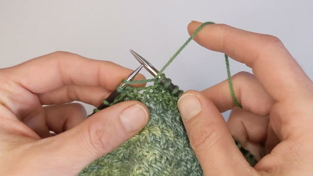 Yarn Tasting Twist Cowl - Texture two - Knit and purl into yarn over.