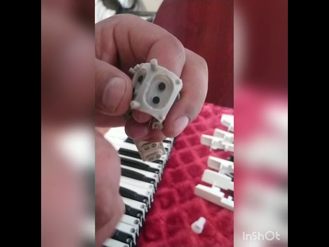 Solución para arreglar goma de contacto rota de cualquier teclado musical  usando un sellador - YouTube