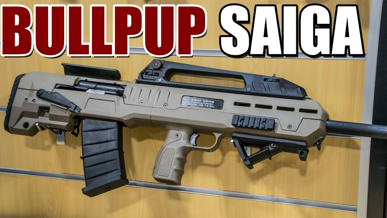 Io Unveils Bullpup Saiga Shotgun Xb Shot Show 2019 Youtube