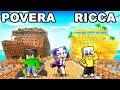 BARCA POVERA contro RICCA in una BATTAGLIA di COSTRUZIONI su Minecraft!