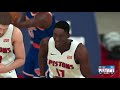 NBA 2K20 New York Knicks Vs Detroit Pistons 