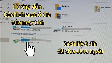 MT | Hướng dẫn chi tiết cách chia sẽ ổ đĩa cho máy tính khác - Ánh xạ ổ đĩa và cách xuất ổ đĩa