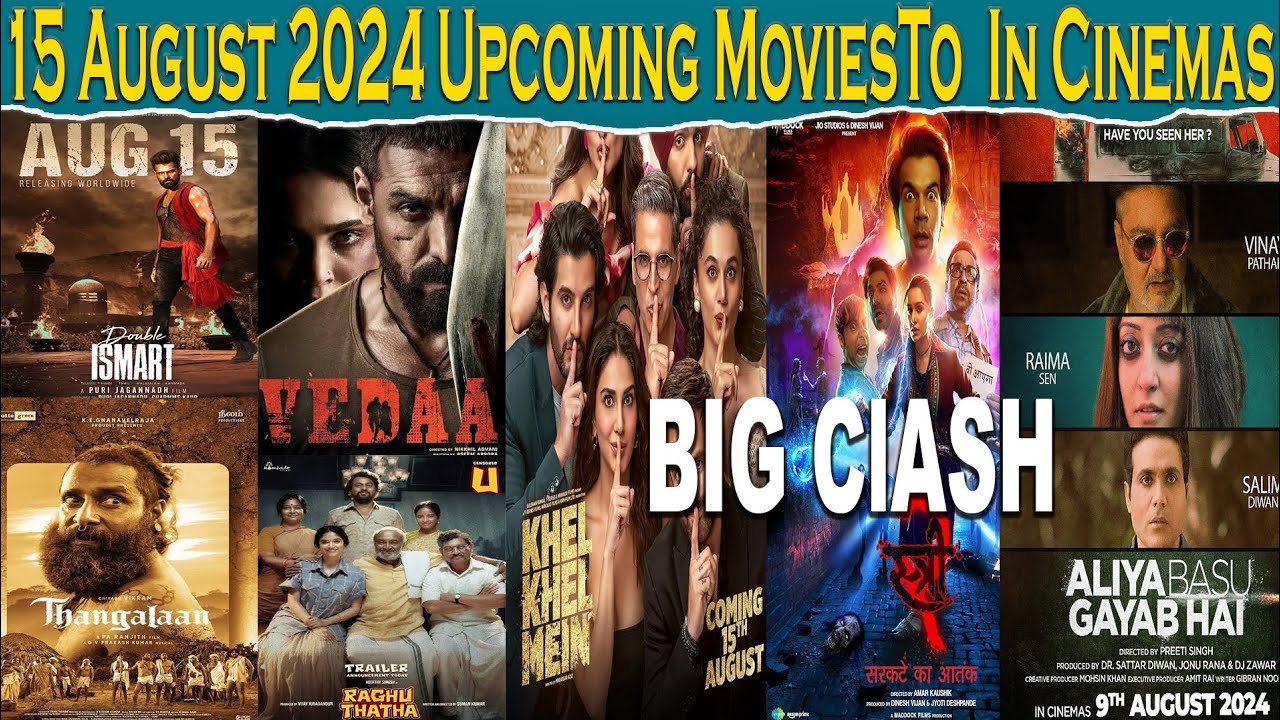 Upcoming BIG Movies Releasing in 15 August Hindi | Upcoming Movie List 2024