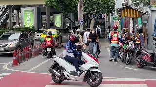 Organized Chaos on the Streets of Bangkok! Grab a Motorbike! 