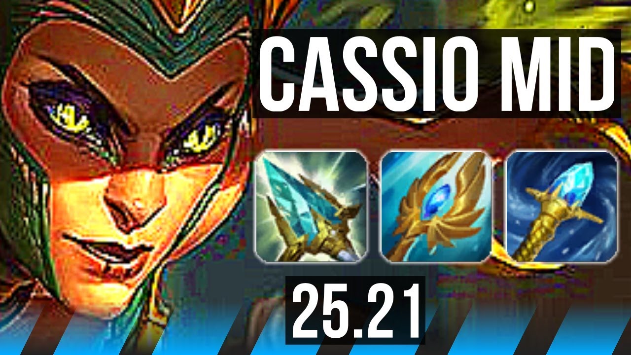 CASSIOPEIA vs ORIANNA (MID) | 14/1/5, Legendary | EUW Diamond | 25.21