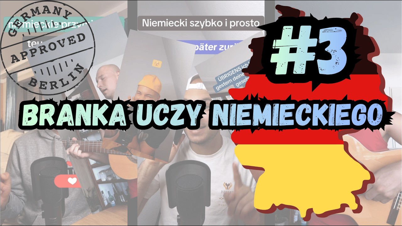 Branka uczy niemieckiego | 6 krótkich lekcji – bez stresu  🇩🇪🇵🇱 #3