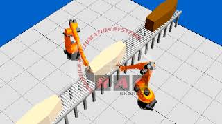 Painting with sync KUKA robots - RAS-Skordos