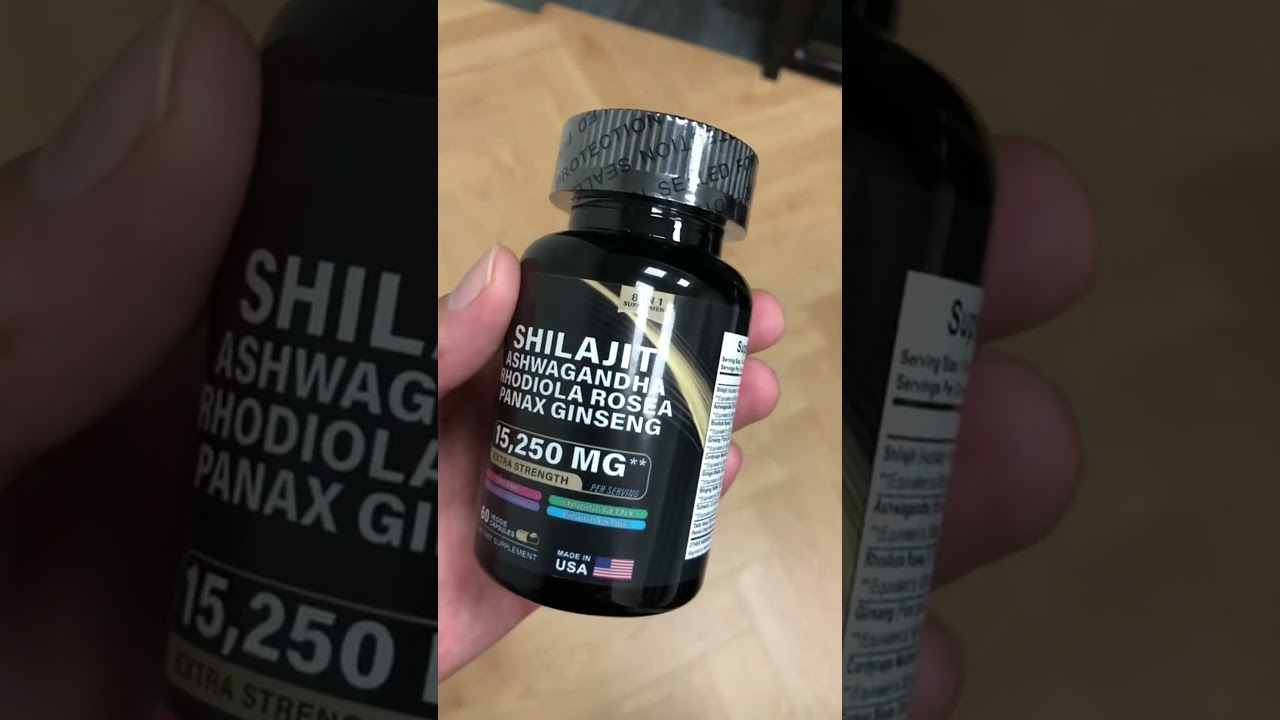 Review of a dietary supplement: shilajit, ashwagandha, rhodiola rosea, and panax ginseng