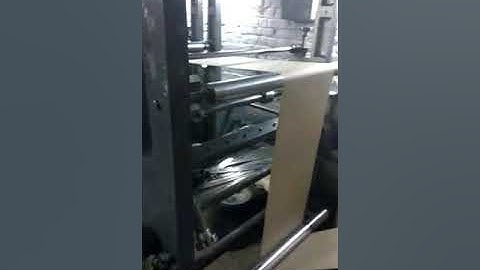 MEDIUM SIZE PAPER BAG MAKING MACHINE WITH FOUR COLOR PRINTING.PH-9891641341