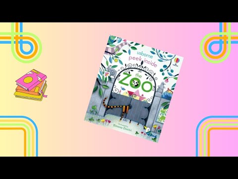 Peep Inside Peep Inside The Zoo | Usborne | lift-the-flap book