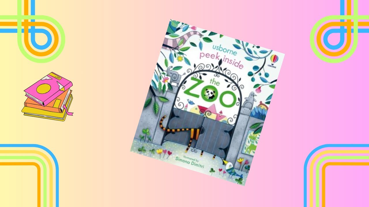 Peep Inside Peep Inside The Zoo | Usborne | lift-the-flap book