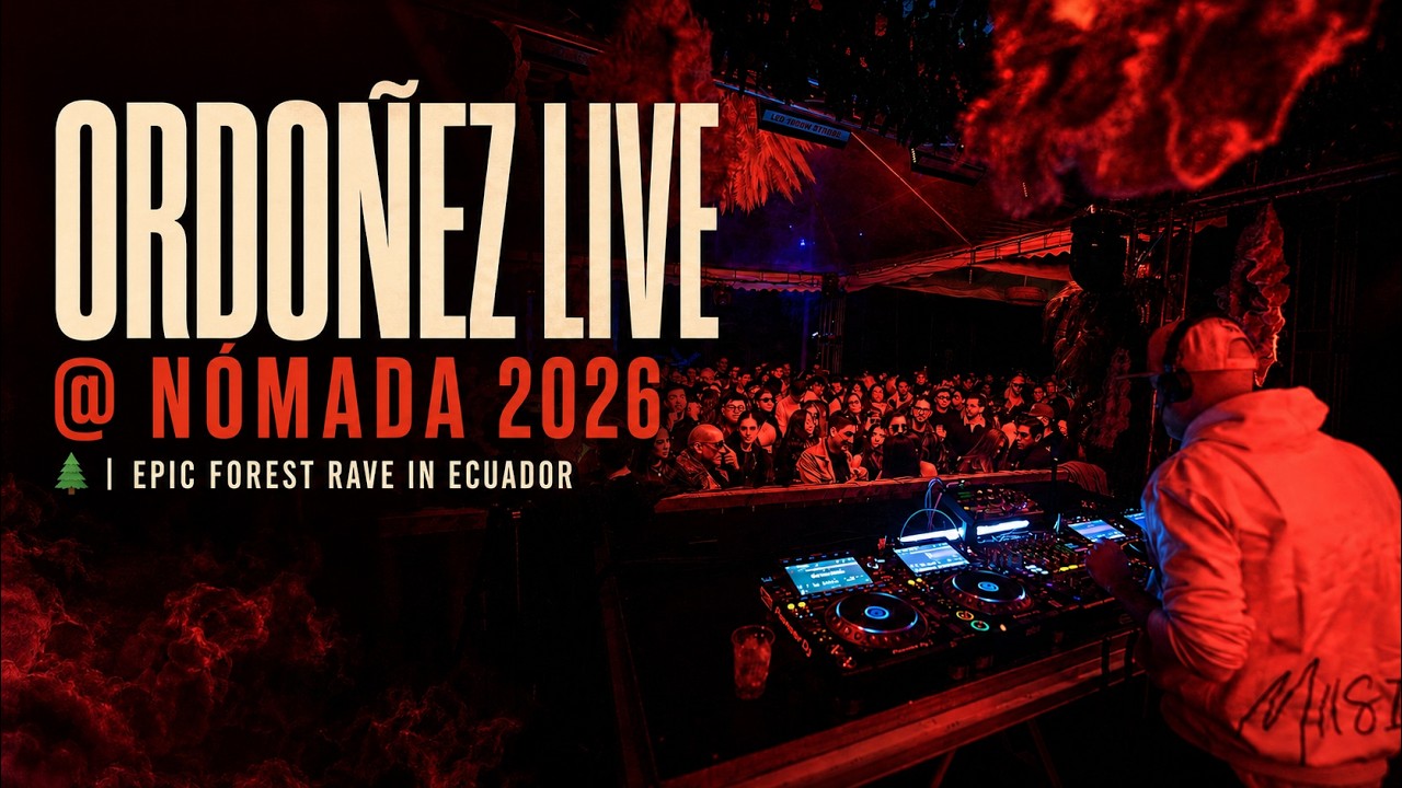ORDOÑEZ LIVE @ NÓMADA 2026 🌲 | Epic Forest Rave in Ecuador | House & Tech House DJ Set