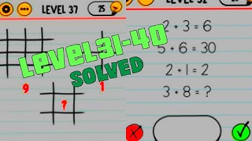 Brain Test: Can you solve this tricky puzzle on Level 31-40?