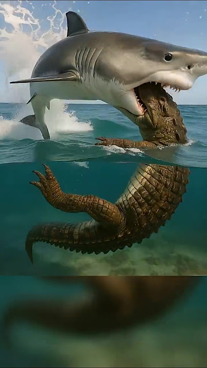 Shark vs Crocodile who will win?
