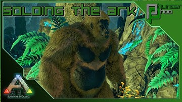 Soloing the ARK! Live - SURFACE LOOT AND GIGANTOPITHECUS HUNTING!