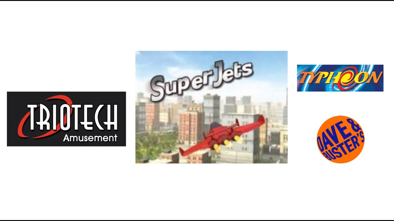 Super Jets - Typhoon - Triotech - Dave & Buster's Orlando 🛩