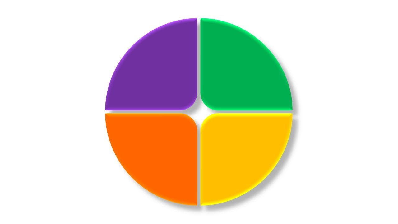 Creative 4 stage CIRCULAR Infographic, PPT element graphic PNG,jpg clipart, free powerpoint template