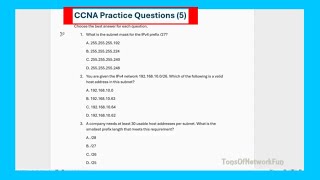CCNA Exam Questions You MUST Practice 🔥 Subnetting Quiz (Pass or Fail 😳)