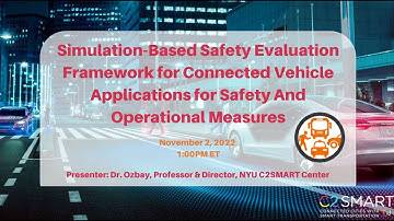 Simulation-Based Safety Evaluation Framework for CV Applications for Safety And Operational Measures