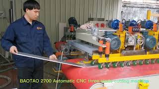BAOTAO 2700 Automatic CNC three-blade cutting machine