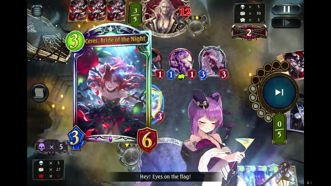 Shadowverse - Ceres OTK vs Wrath Blood [Rotation]