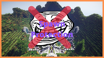 Minecraft Bedrock Edition- Spawn Protection with Command Blocks!!